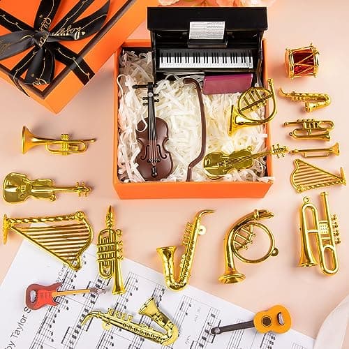 Miniature Musical Instruments for Dollhouses