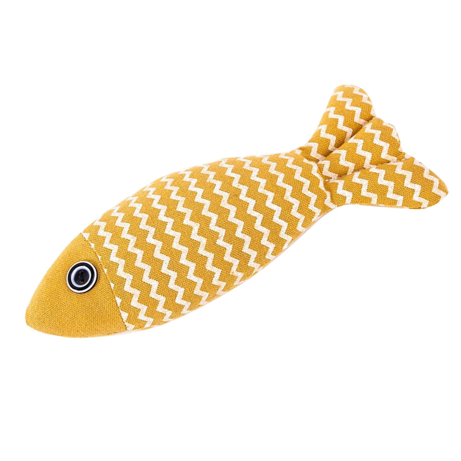 Interactive Bite-Resistant Cat Toy: Cotton Rope Simulation Fish with Fun Design
