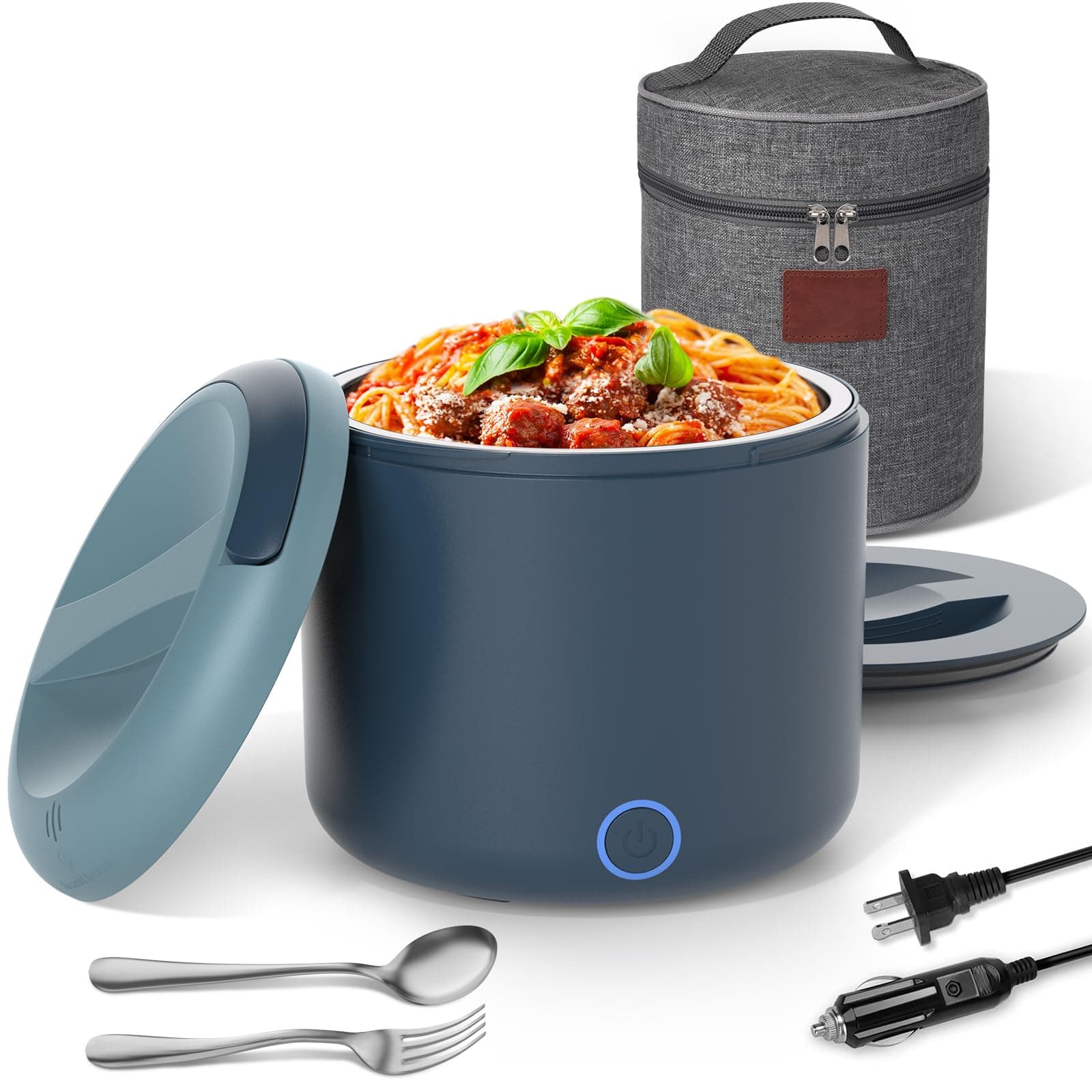 100W Portable Electric Lunch Box Heater for Adults, Car & Truck Work