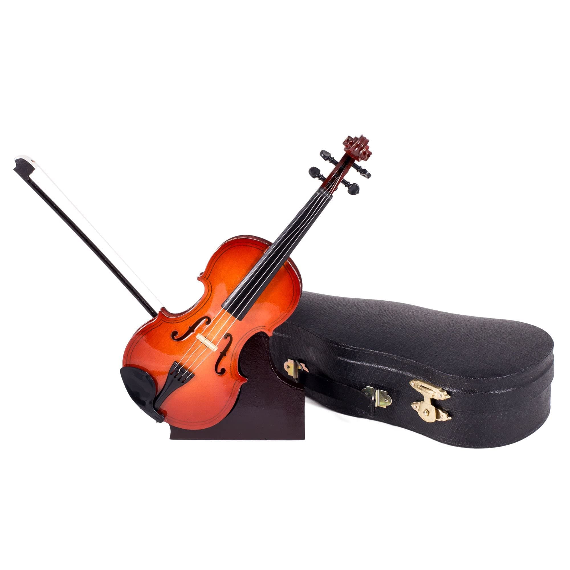 Miniature Violin Gift with Case - Multicolor, 7 in.