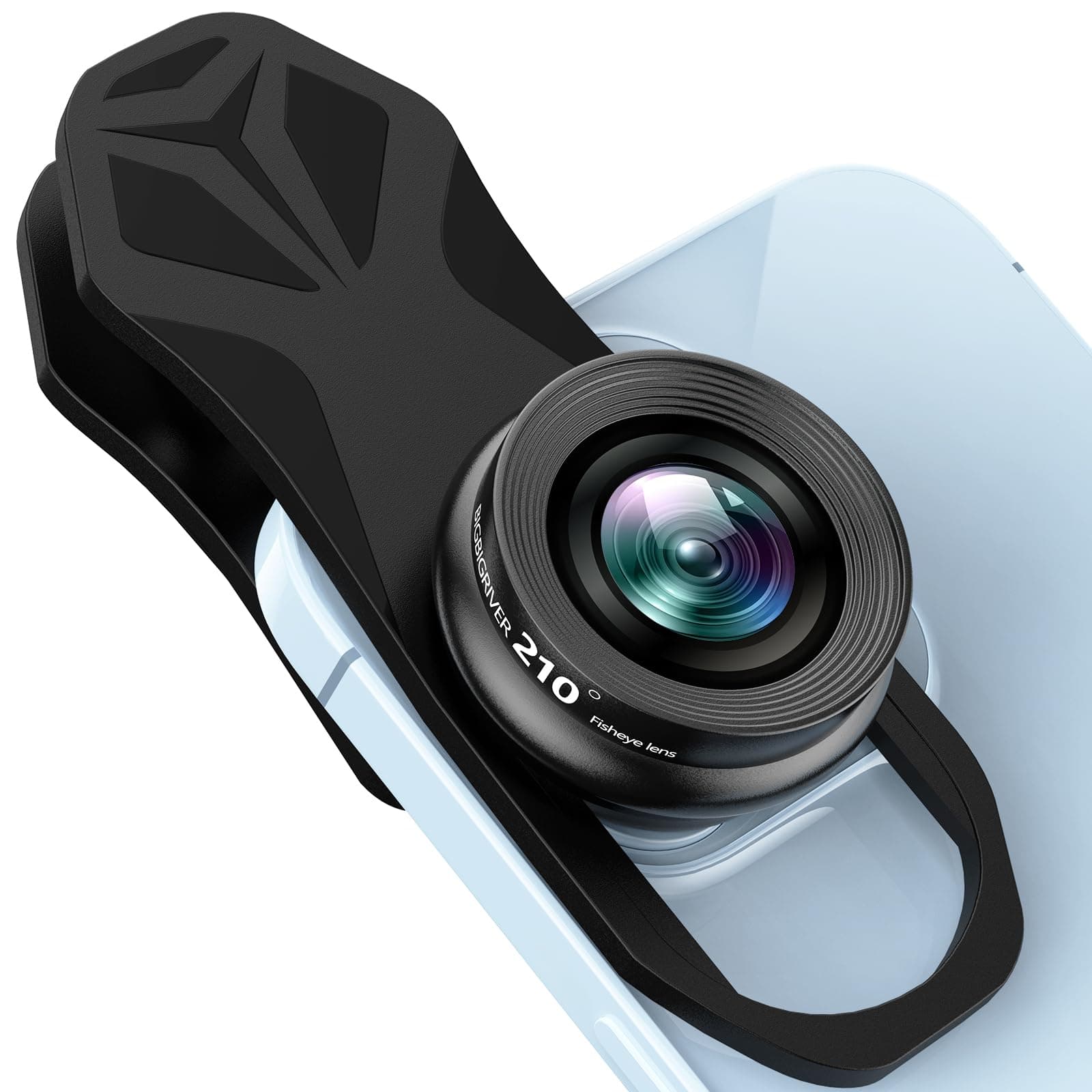 210° Fish Eye Lens for iPhone, Samsung, Pixel, BlackBerry, iPad, Notebook