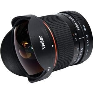 Vivitar V-8MM-N 8mm Fisheye Lens for Nikon Black