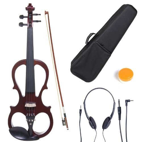 Cecilio Silent Electric Solid Mahogany Violin Kit