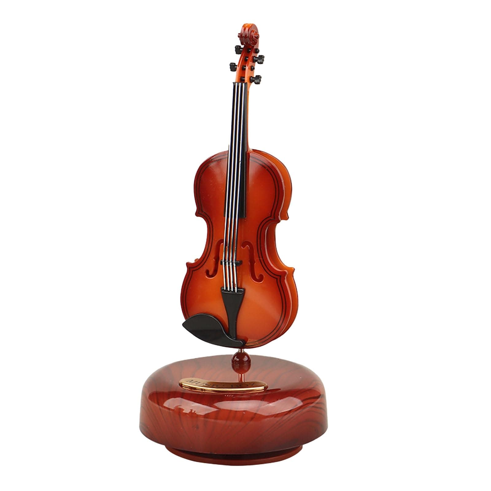 Classical Music Box Mini Violin Home Craft Gift
