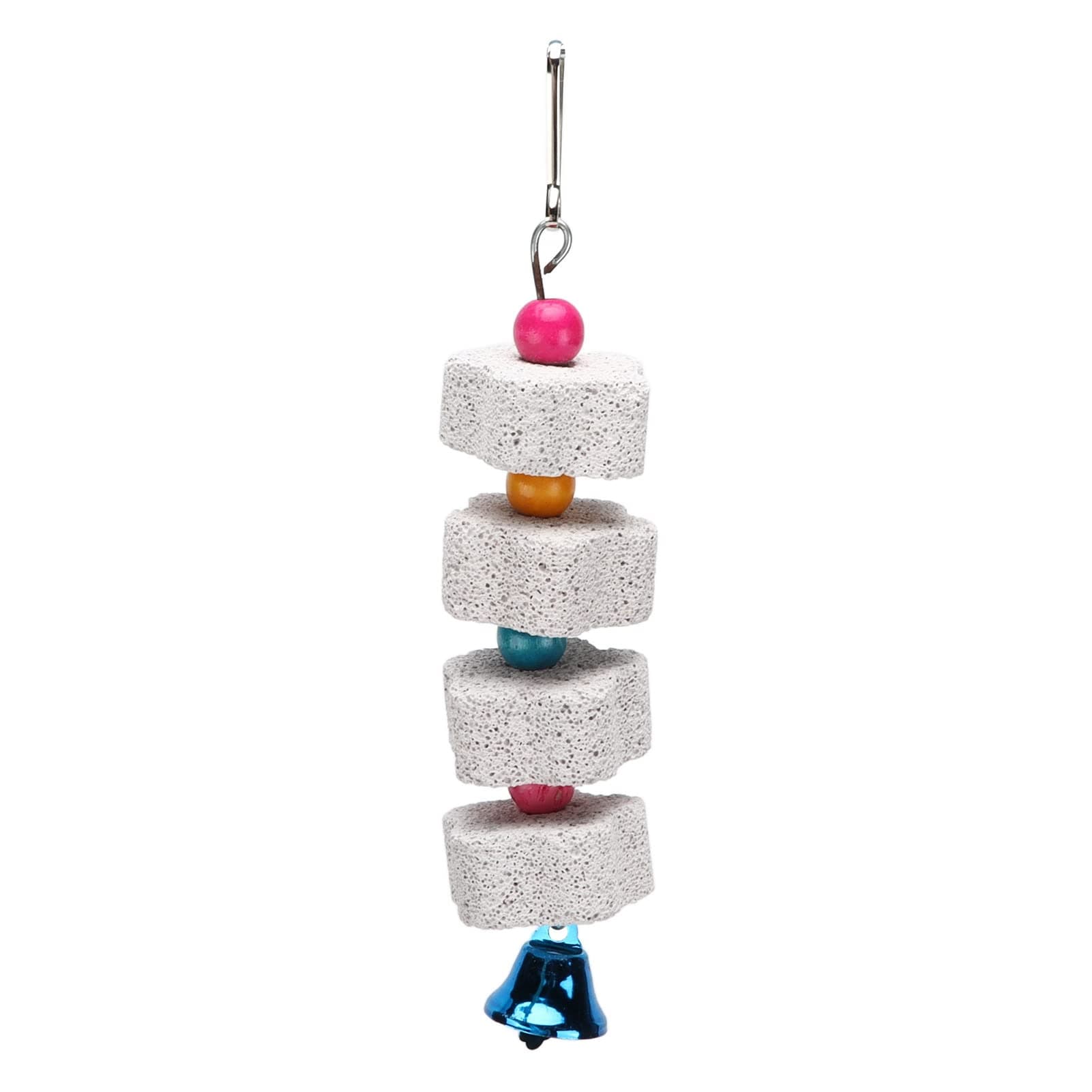 Zerodis Bird Perch & Chew Toys with Bell & Hammock for Pets