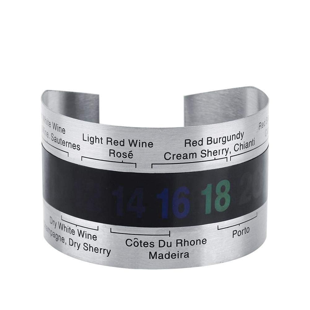 Stainless Steel LCD Digital Thermometer for Wine Beer Homebrewing Champagne Whisky