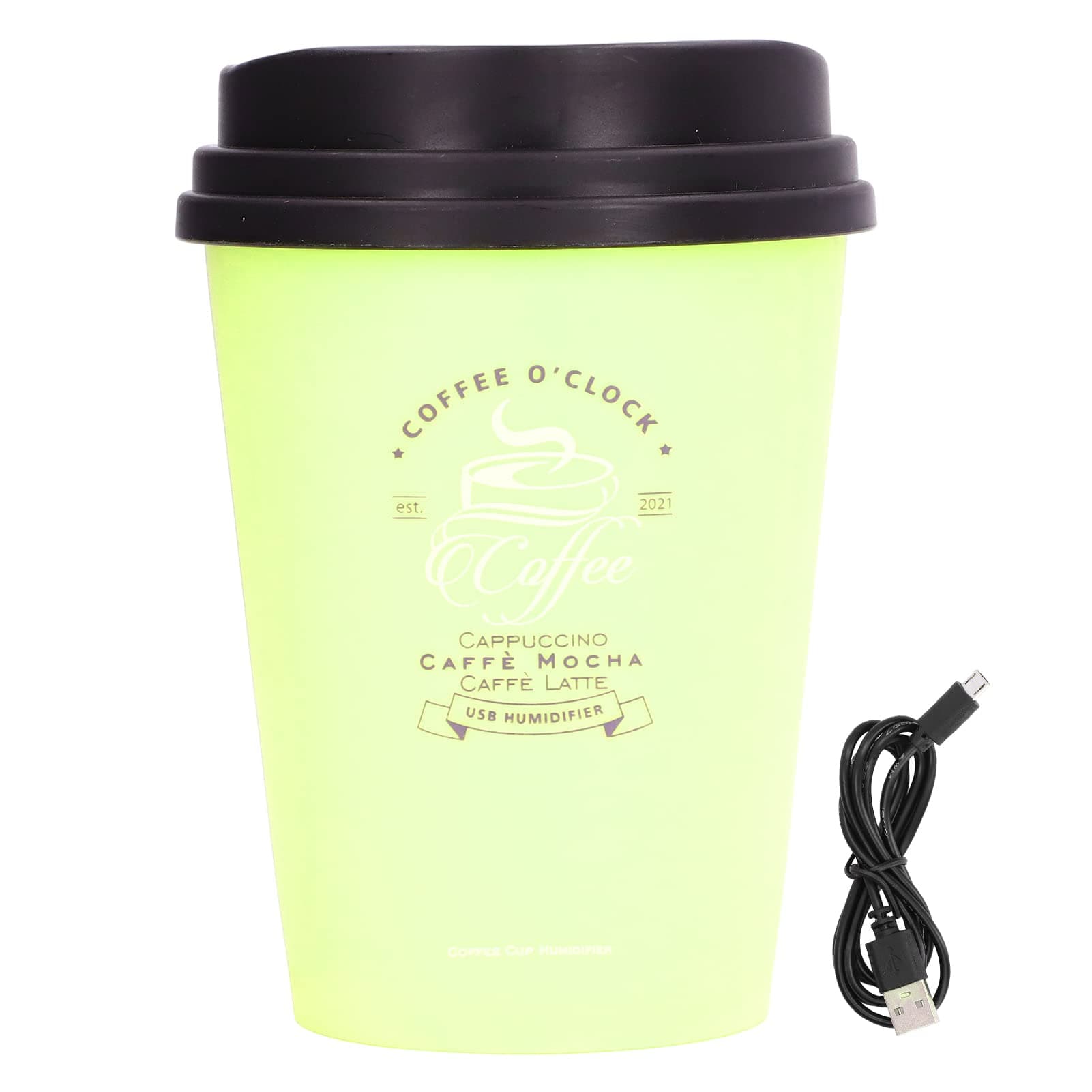 Green 300ml Car Coffee Cup Shaped Humidifier
