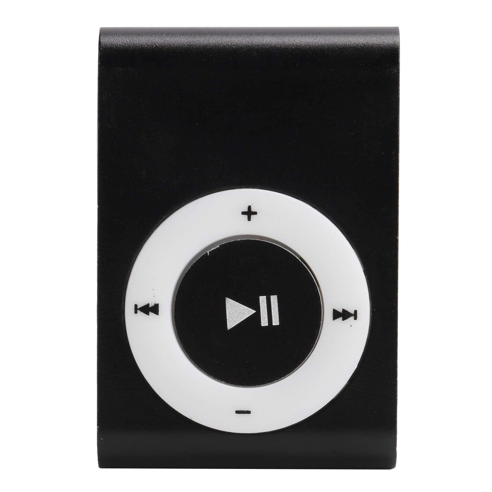 Zerodis Mini Portable MP3 Player with Back Clip for Sports (Black)