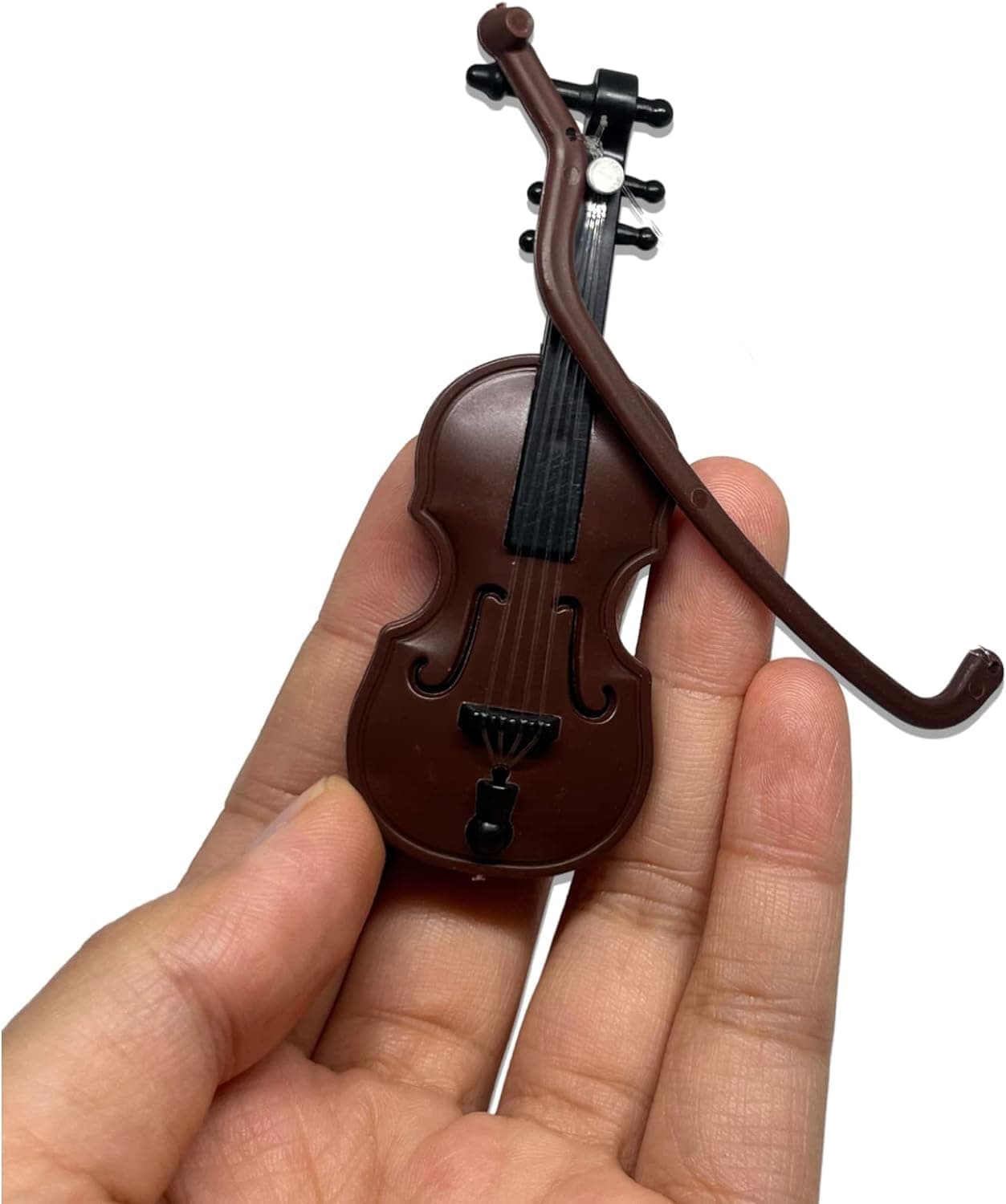 Miniature Violin Set for Dollhouse Decoration and Collectors