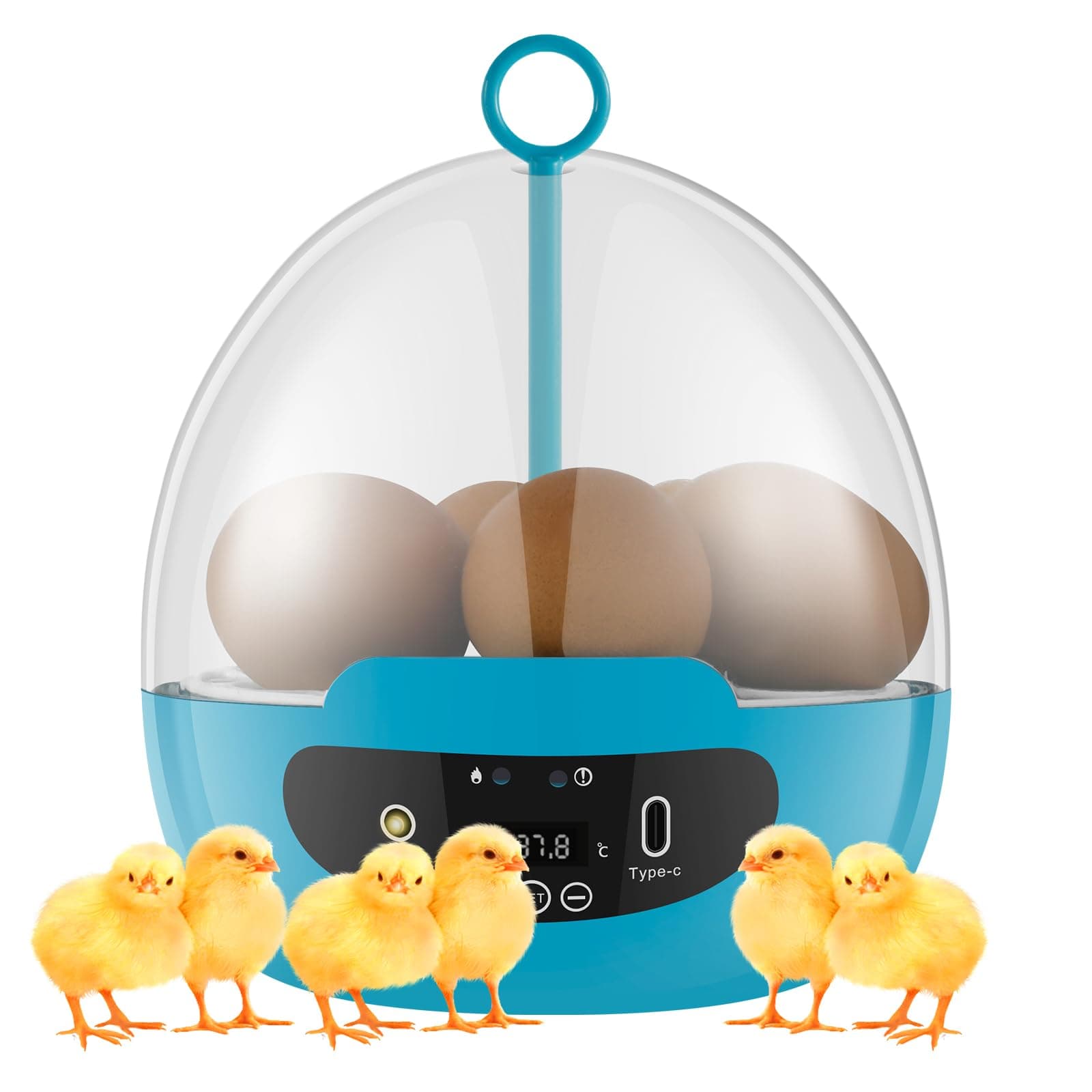 Automatic Egg Turning Poultry Incubator with Temperature Control