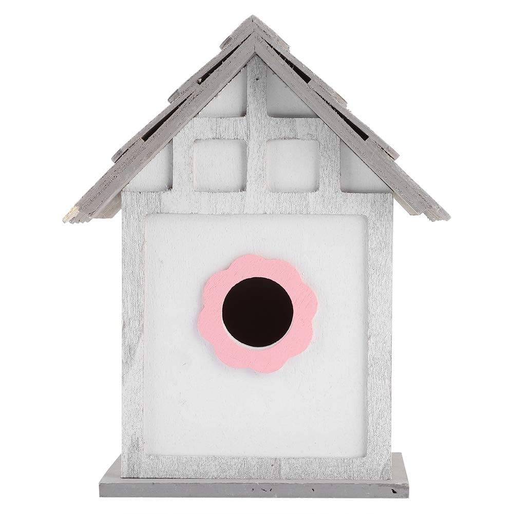 Wooden Bird House for Parrots and Swallows, Outdoor Breeding Nesting Box
