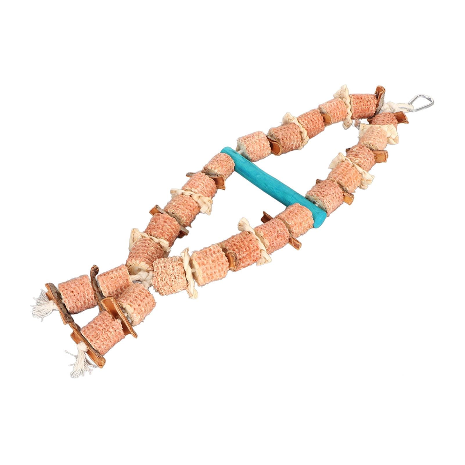 Zerodis Hanging Chew Toy for Macaws, African Grey & Other Birds with Hooks