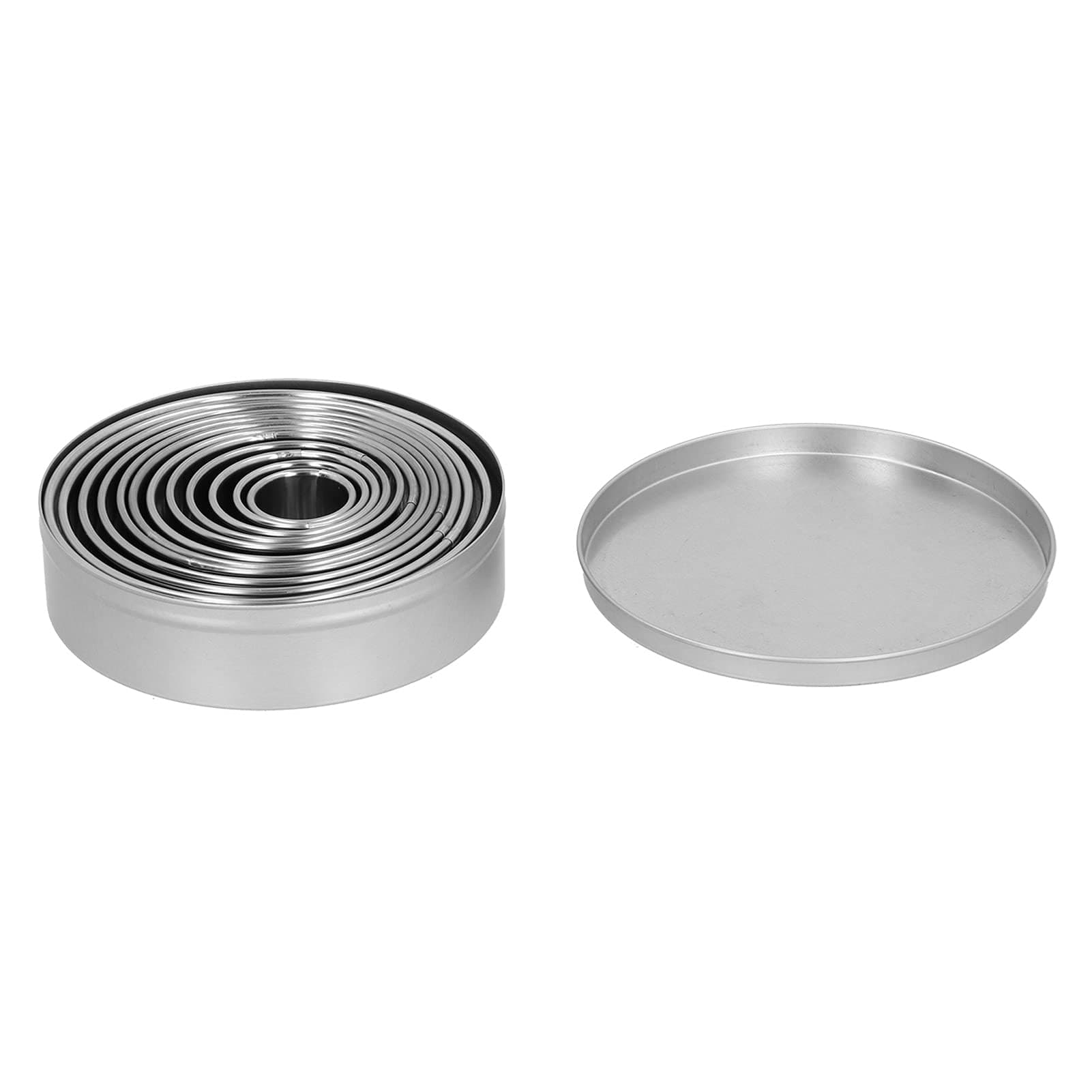 Stainless Steel 12PC Circle Punching Cutting Tools for Dough & Clay