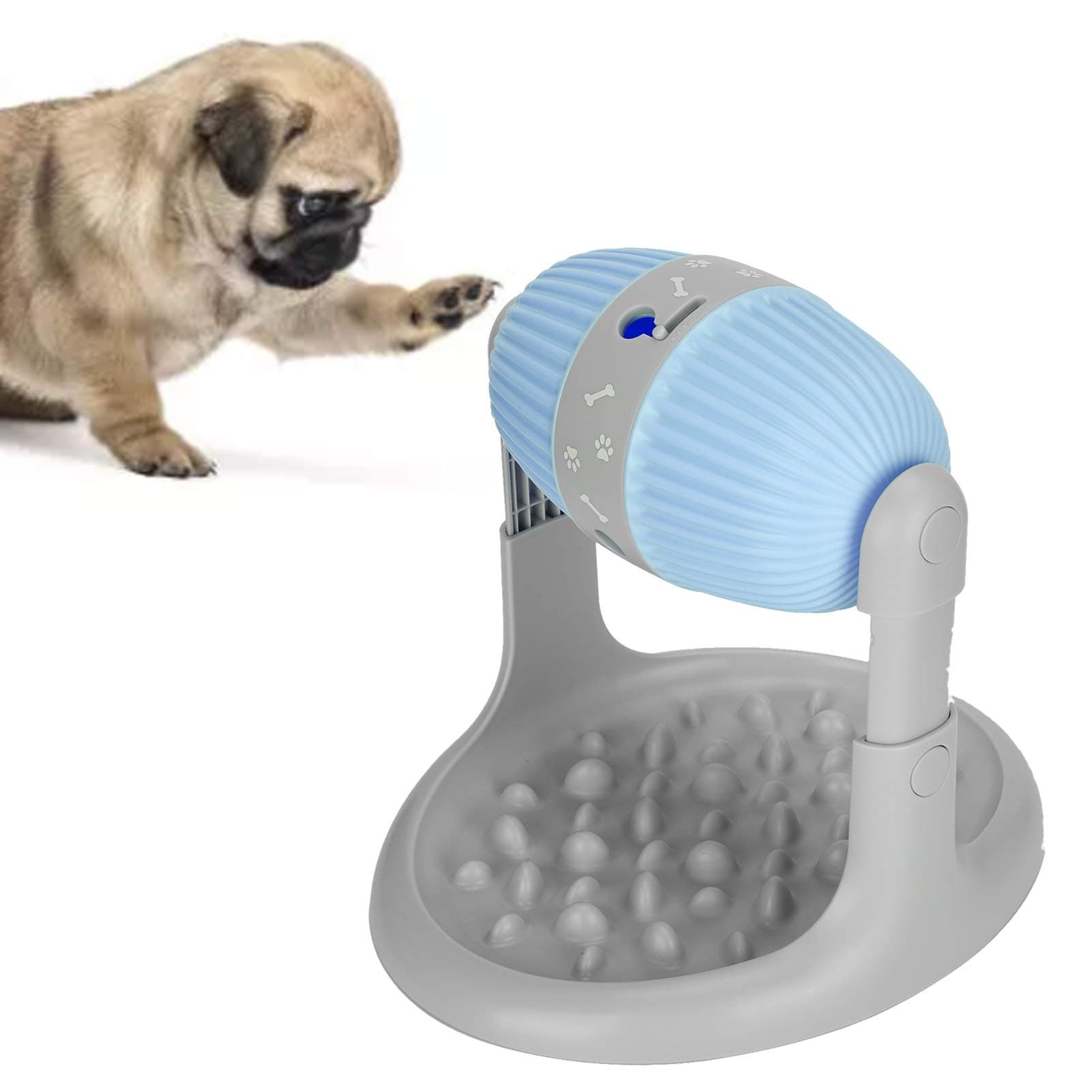 Slow Feeder Toy Ball for Cat & Dog (Blue)
