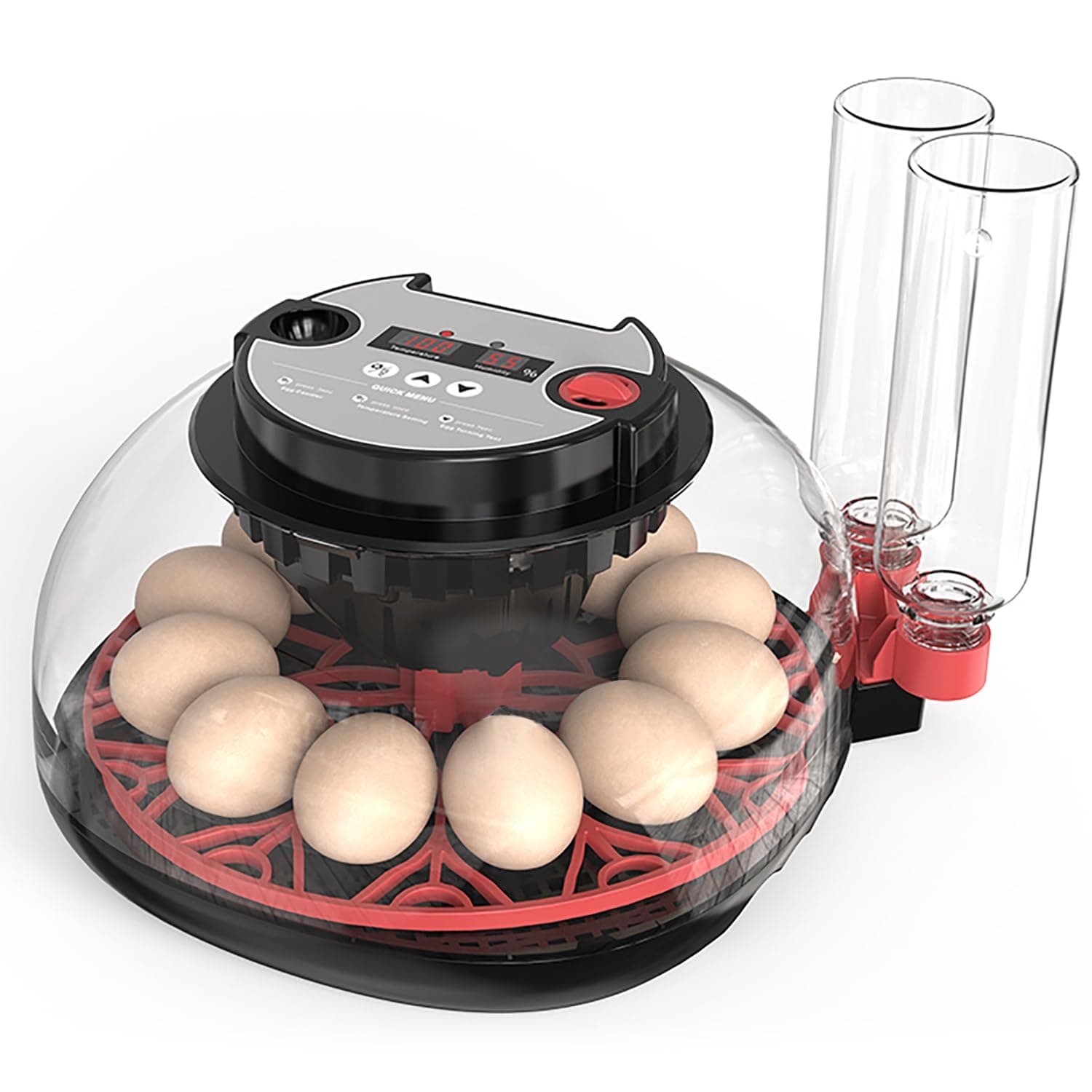 Smart Automatic Turner Incubator for Hatching 12 Eggs (M12 Pro)