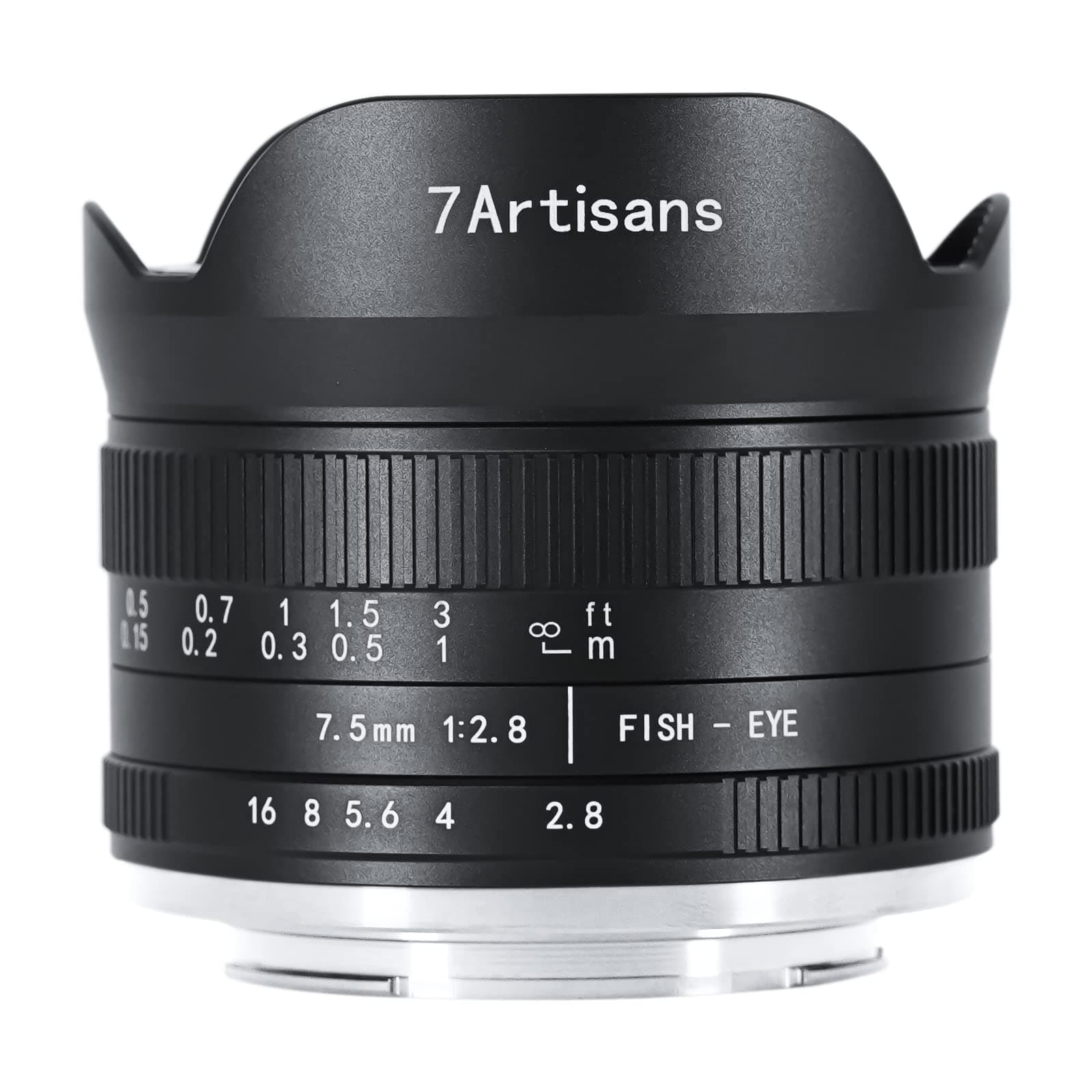 7artisans 7.5mm f2.8 Mark II APS-C Fisheye Lens for Fujifilm Mirrorless Cameras