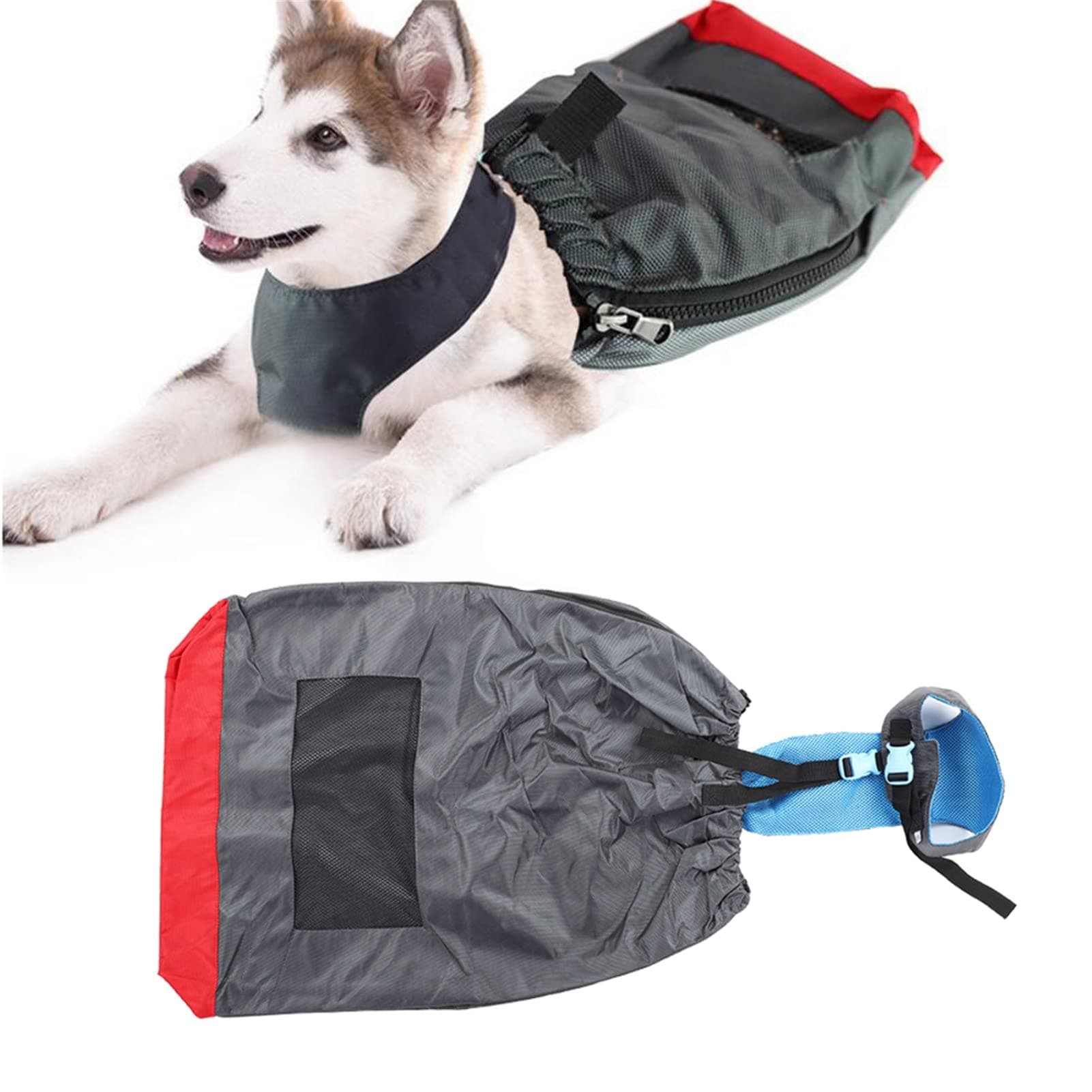 Oxford Cloth Dog Drag Pouch for Indoor Injury Protection (Medium)