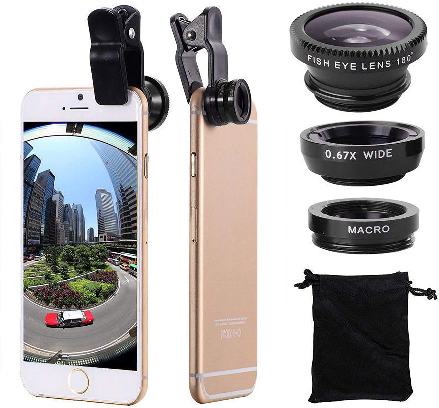 3-in-1 Camera Lens Kit for Smartphones