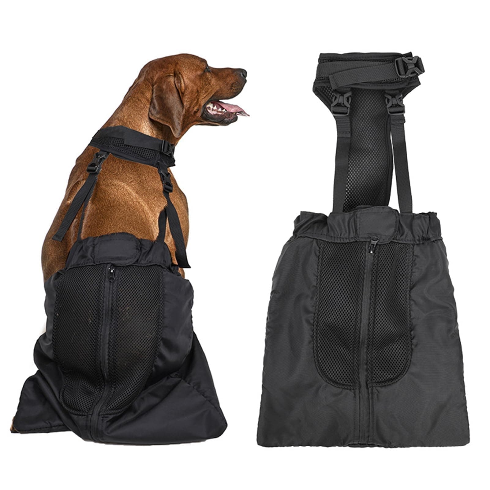Drag Bag for Paralyzed Pets – Comfortable Indoor Wheelchair Alternative for Disabled Dogs (Large)