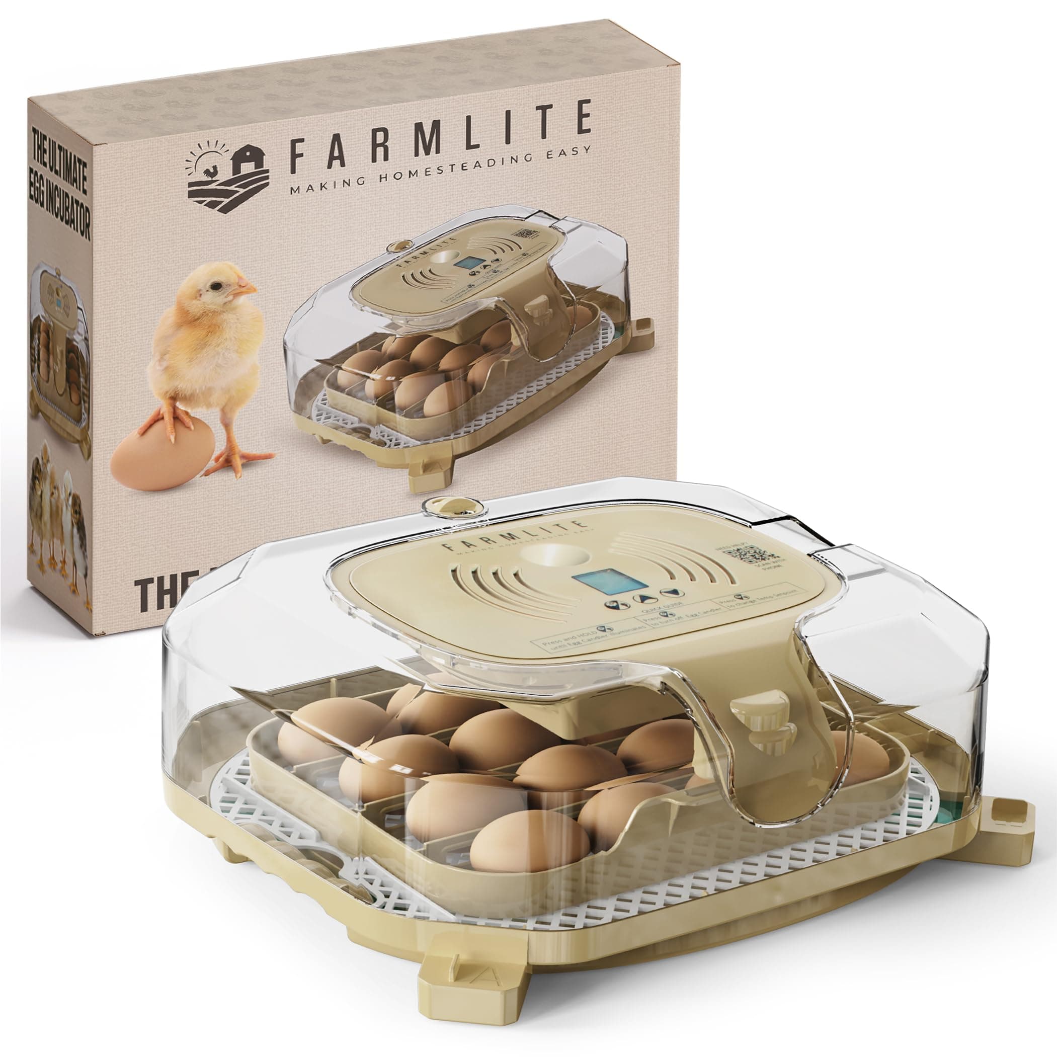 FarmLite Automatic Egg Turner Incubator | Updated 2025 | Chicken Hatching Egg Incubator