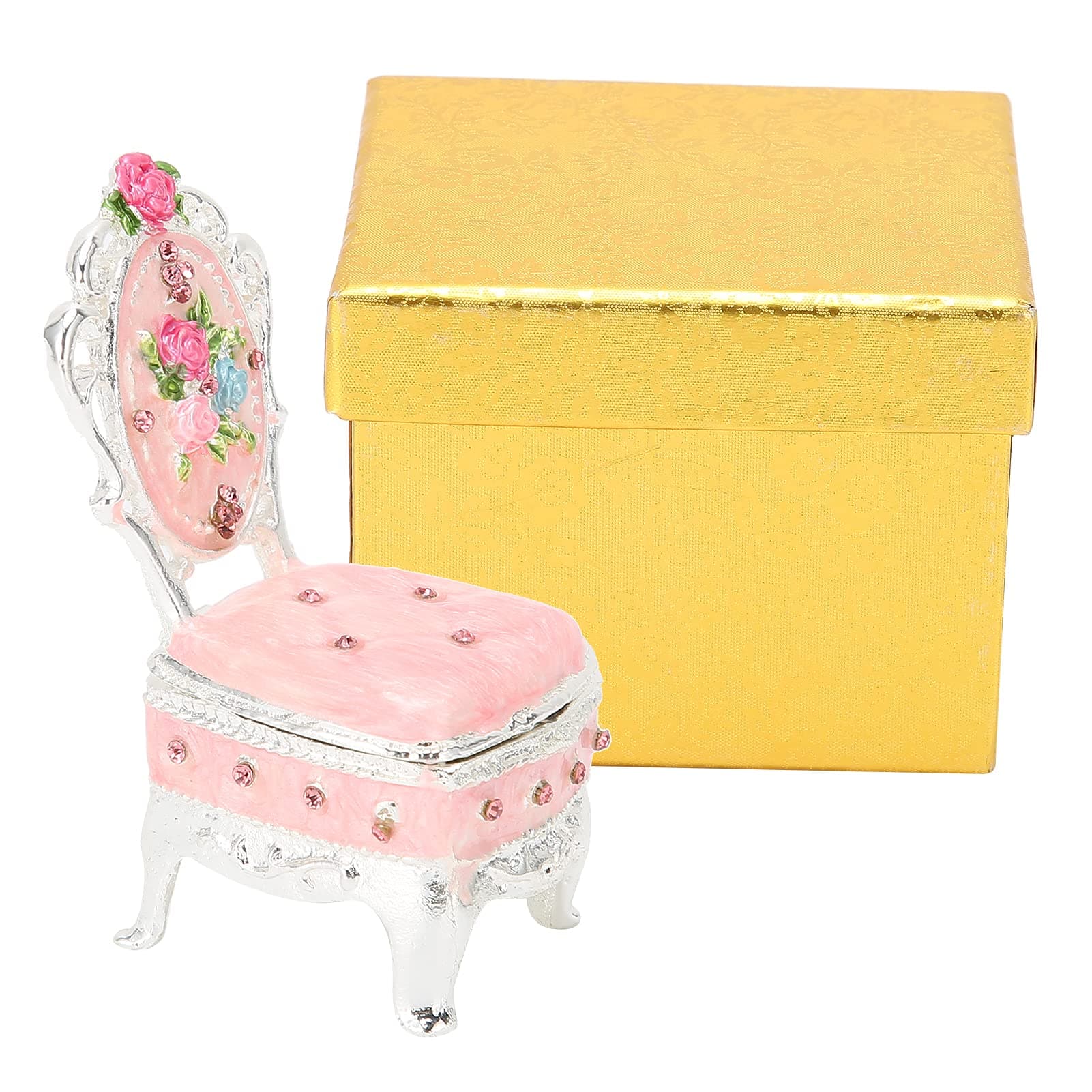 Zerodis Shaped Trinket Box for Women & Girls Jewelry Storage Decorative Accessories