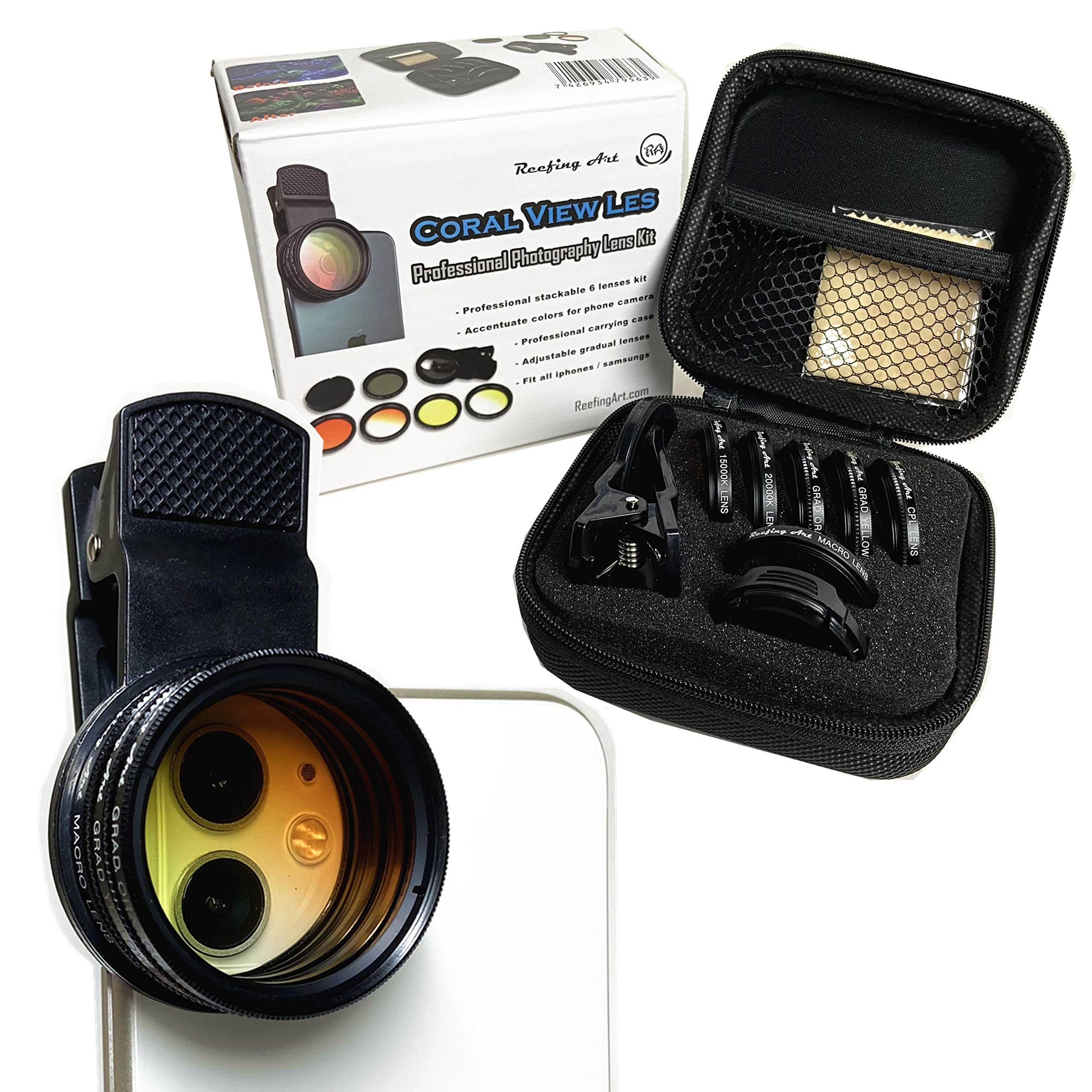 Coral View 10-in-1 Large Reef Lens Kit for Professional Photography